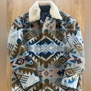 Pendleton Silverton Shearling Blanket Coat-Journey West-Men's Size Medium